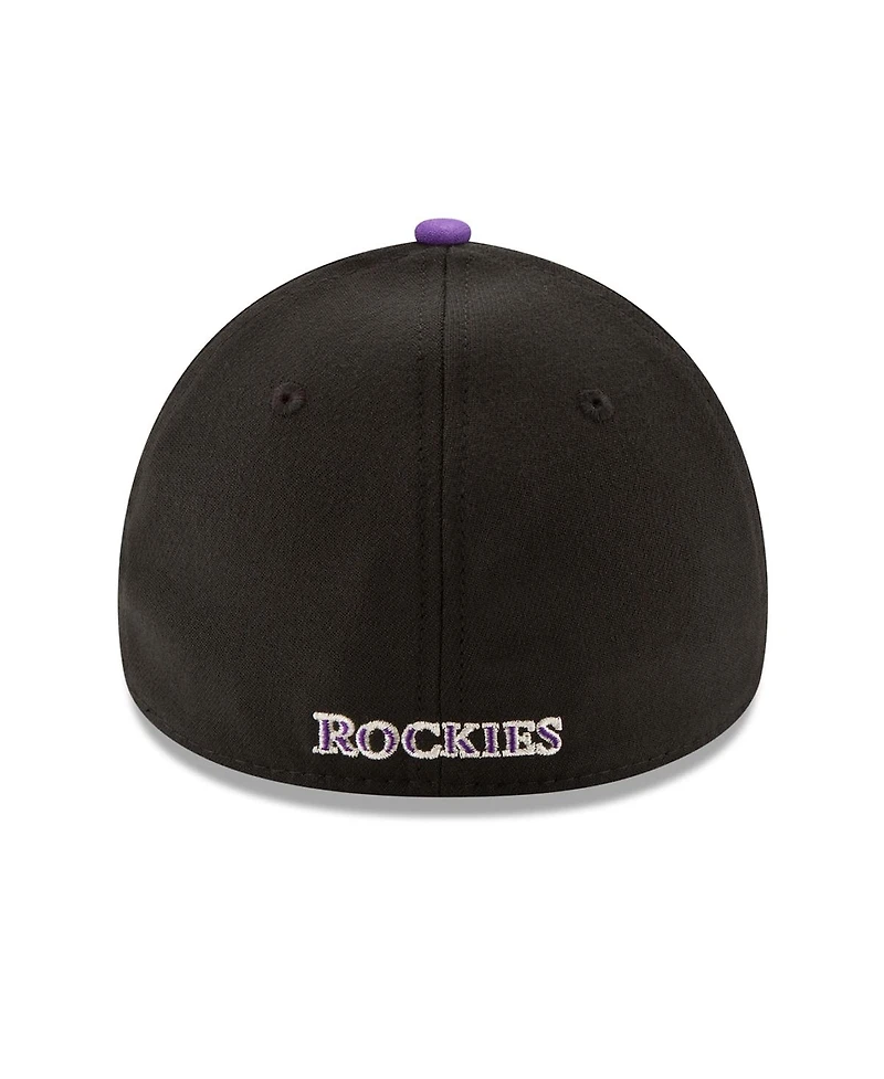 New Era Men's Black Colorado Rockies 2024 Mlb World Tour Mexico City Series 39THIRTY Flex Hat