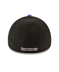 New Era Men's Black Colorado Rockies 2024 Mlb World Tour Mexico City Series 39THIRTY Flex Hat