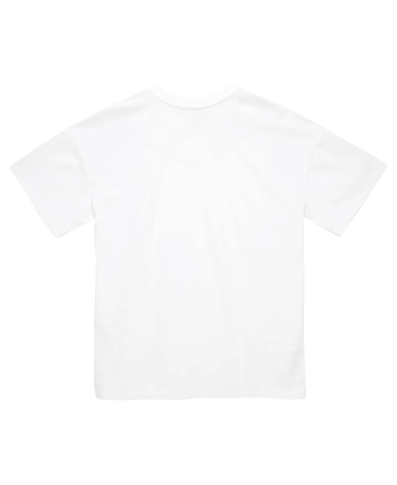 Mitchell & Ness Men's Jackie Robinson White Brooklyn Dodgers Cooperstown Collection Sliding 42 T-Shirt
