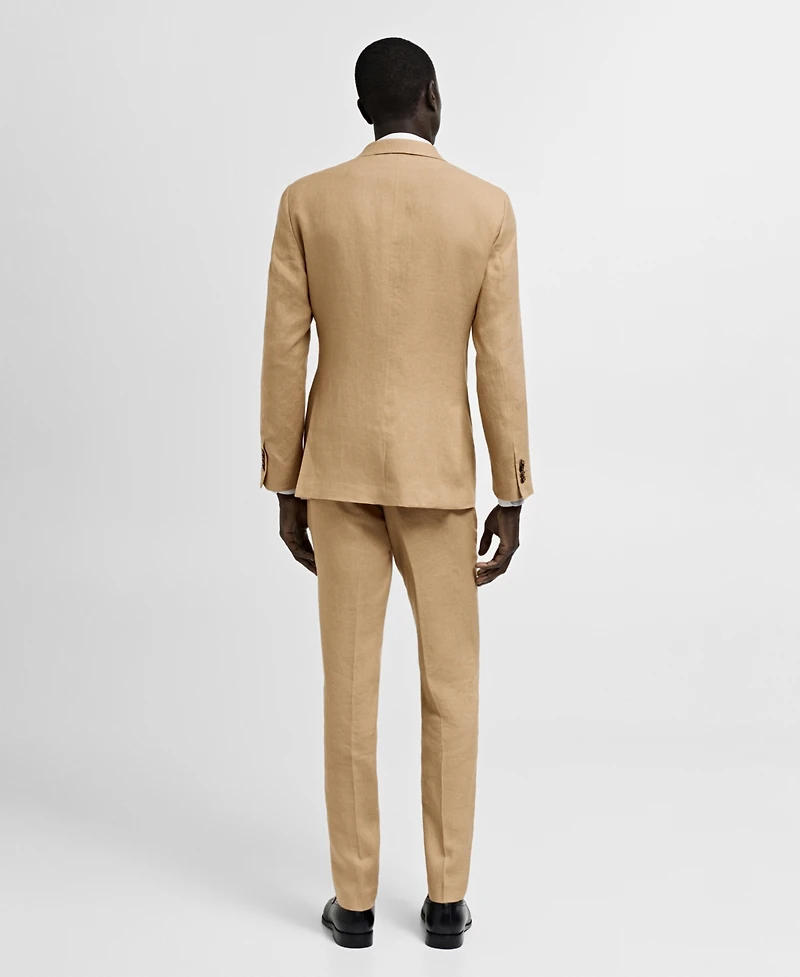 Mango Men's Linen Slim-Fit Suit Blazer
