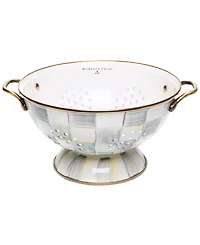 Mackenzie-Childs Sterling Check Large Colander