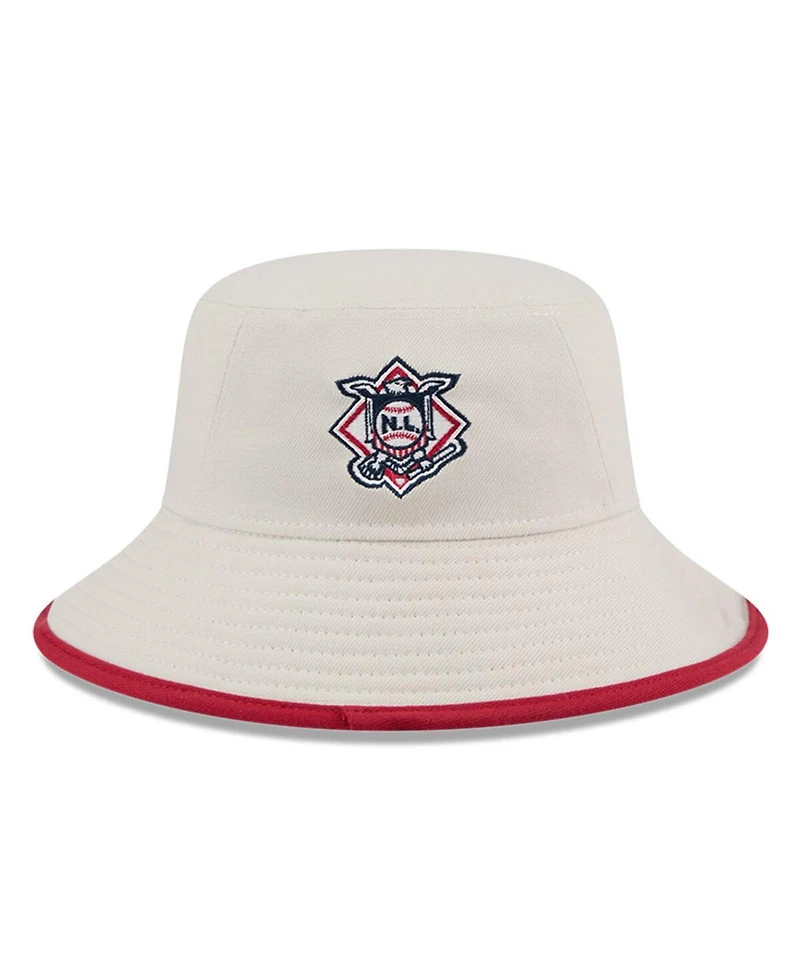 New Era Men's Khaki St. Louis Cardinals 2024 Fourth of July Bucket Hat