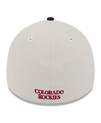 New Era Men's Black Colorado Rockies 2024 Fourth of July 39THIRTY Flex Hat