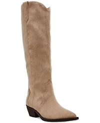 Dv Dolce Vita Womens Kit Knee High Cowboy Boots Regular Wide Calf