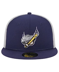 New Era Men's Navy Portland Sea Dogs Theme Nights Clam Bake 59FIFTY Fitted Hat