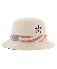 '47 Brand Men's Khaki Houston Astros Glory Daze Bucket Hat