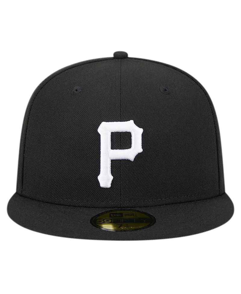 New Era Men's Pittsburgh Pirates Logo 59FIFTY Fitted Hat
