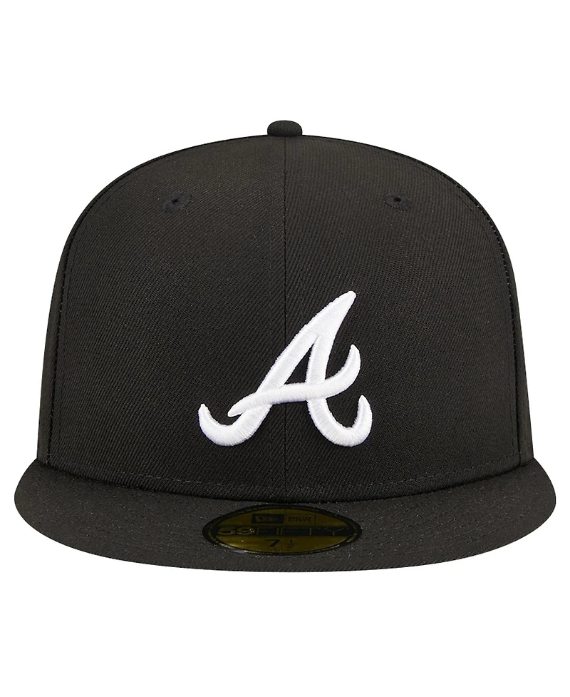 New Era Men's Atlanta Braves Logo 59FIFTY Fitted Hat