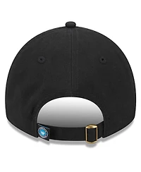 New Era Women's Black Charlotte Fc Throwback 9TWENTY Adjustable Hat