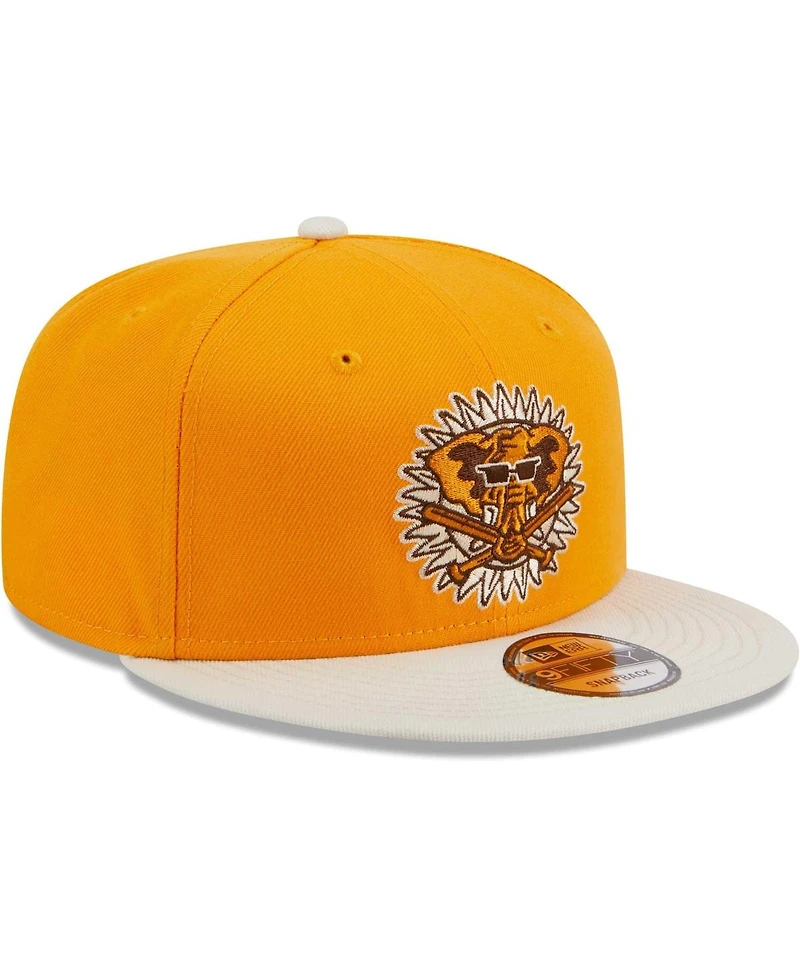 New Era Men's Gold Oakland Athletics Tiramisu 9FIFTY Snapback Hat