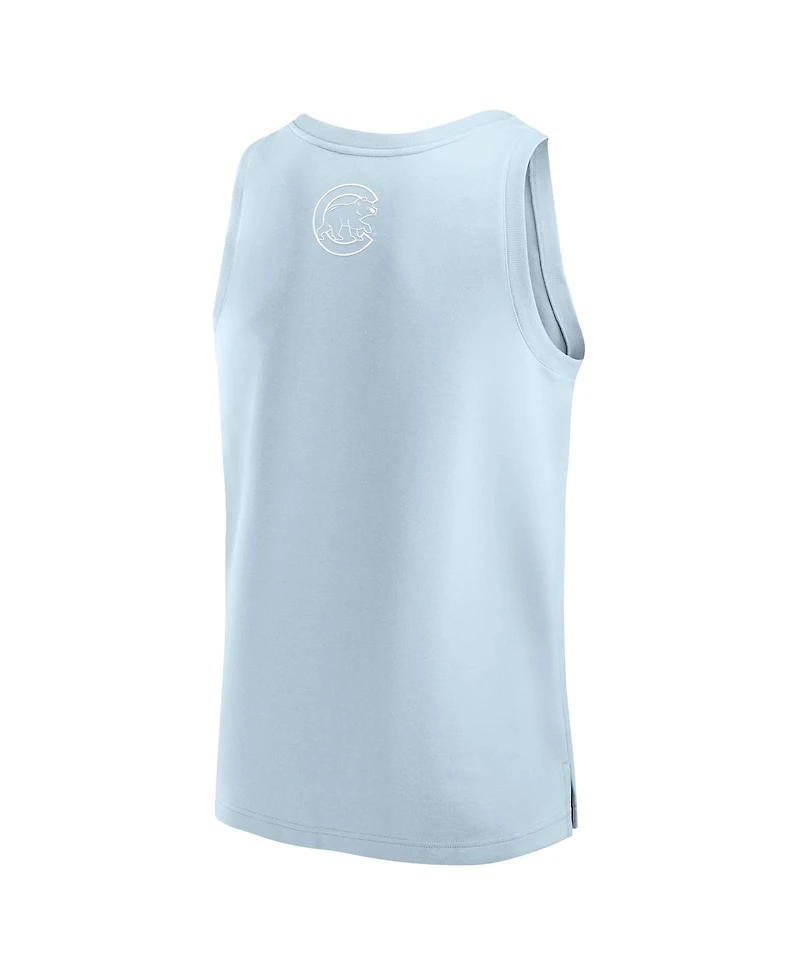 Fanatics Men's Light Blue Chicago Cubs Elements Tank Top