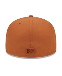 New Era Men's Brown Cincinnati Reds Spring Color 59FIFTY Fitted Hat