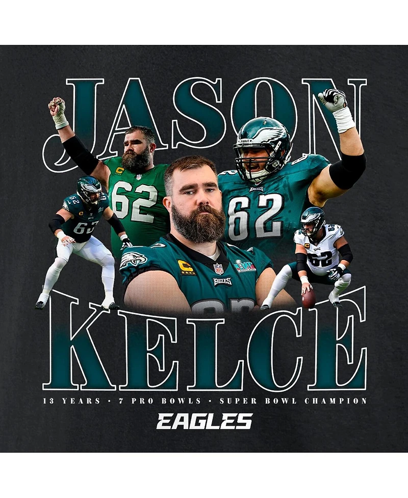 Fanatics Men's Jason Kelce Black Philadelphia Eagles Retirement T-Shirt