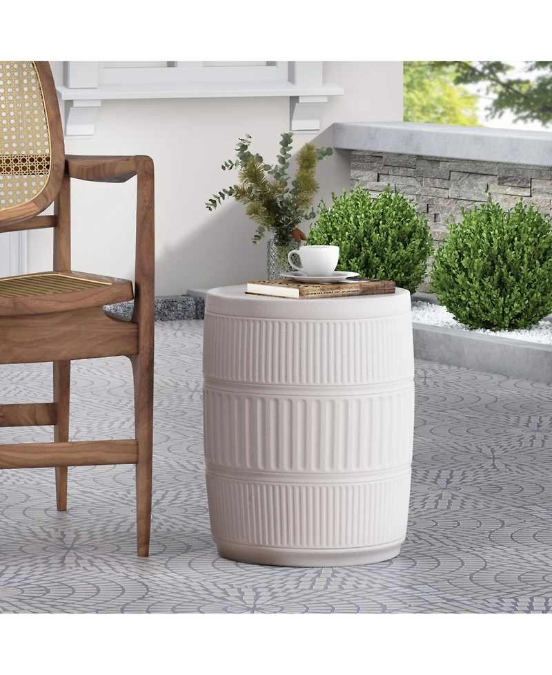 Streamdale Modern Concrete Side Table Versatile, Sturdy, & Stylish