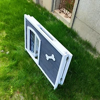 Streamdale Easy Assembly Wooden Dog House for Outdoor Use
