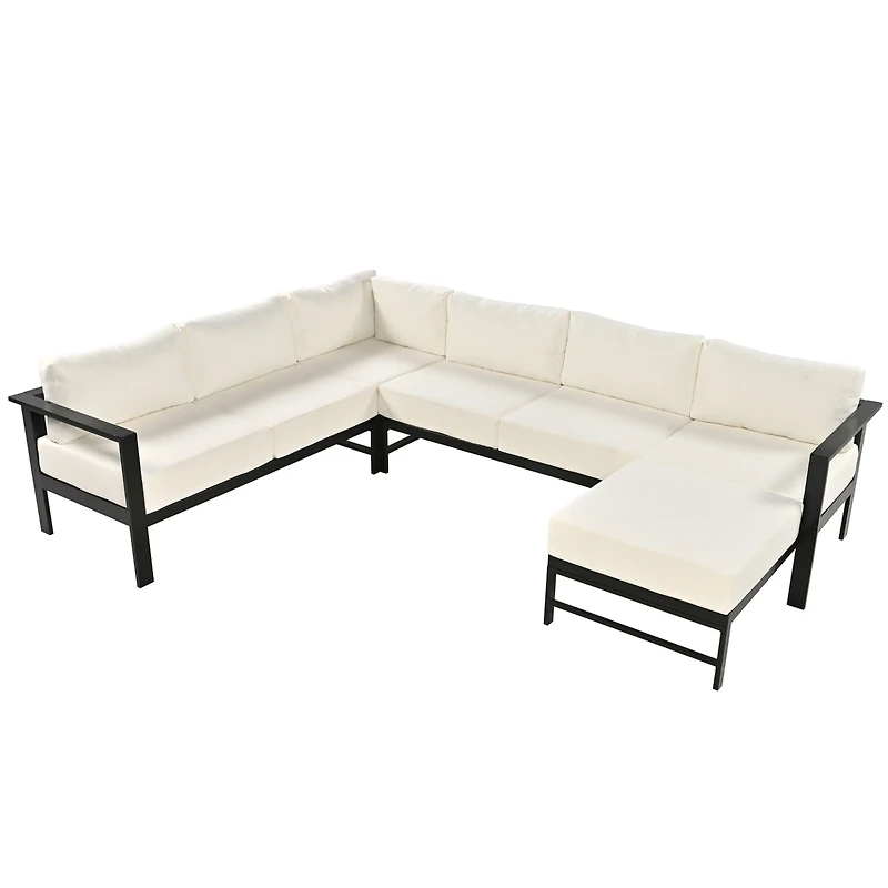Streamdale Premium Aluminum Outdoor Sofa Set for Ultimate Comfort and Durability