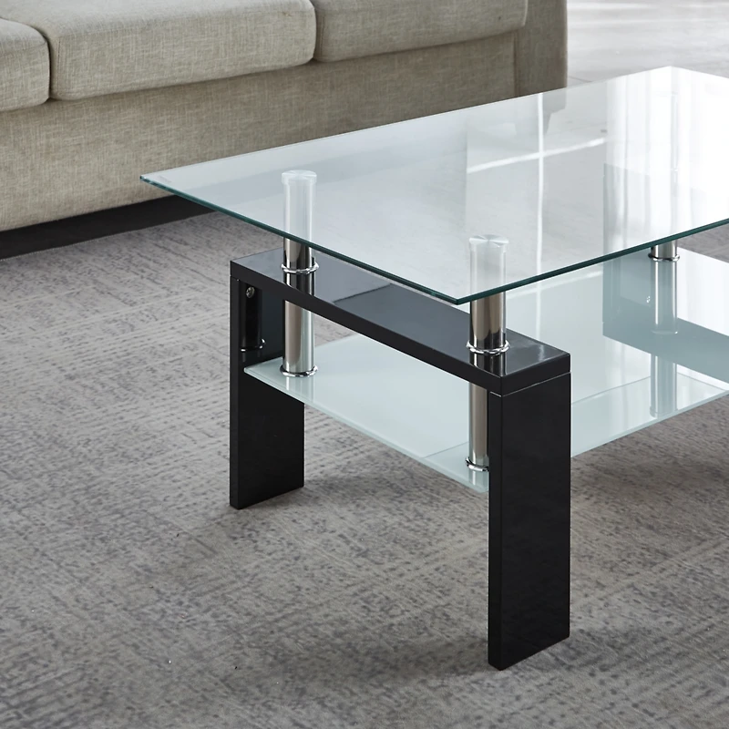 Streamdale Furniture Artisan Center Coffee Table Black