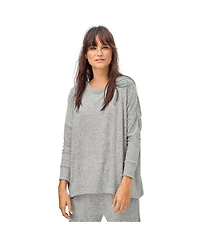 Ellos Women's Marled Boxy Lounge Top