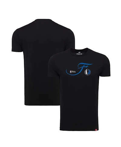 Sportiqe Men's and Women's Black Dallas Mavericks 2024 Nba Finals Super Soft Comfy Tri-Blend T-Shirt