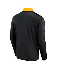 Fanatics Men's Black Pittsburgh Pirates Unstoppable Quarter-Zip Top