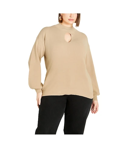City Chic Plus Size Evelyn Sweater
