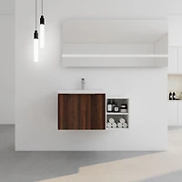 Modern Bathroom Vanity with Storage Durable, Eco-Friendly, Wall Mounted