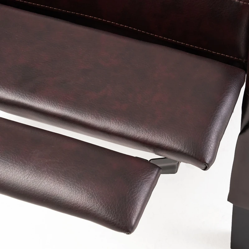 Streamdale Memphis Pu Leather Club Chair, Espresso Finish