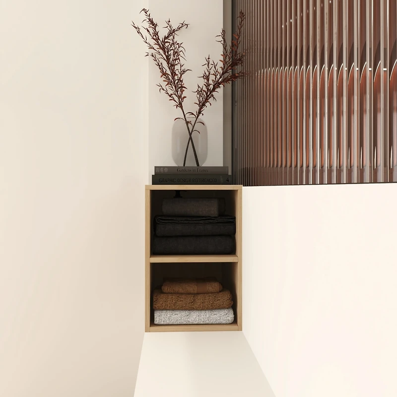 Streamdale Wall Mount Storage Shelves (12") for Small Bathrooms