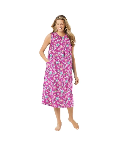 Only Necessities Women's Sleeveless Print Lounger