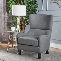Streamdale Contemporary Accent Club Chair with Wingback Design