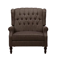 Streamdale Diamond Stitch Wingback Manual Recliner Comfort and Style United