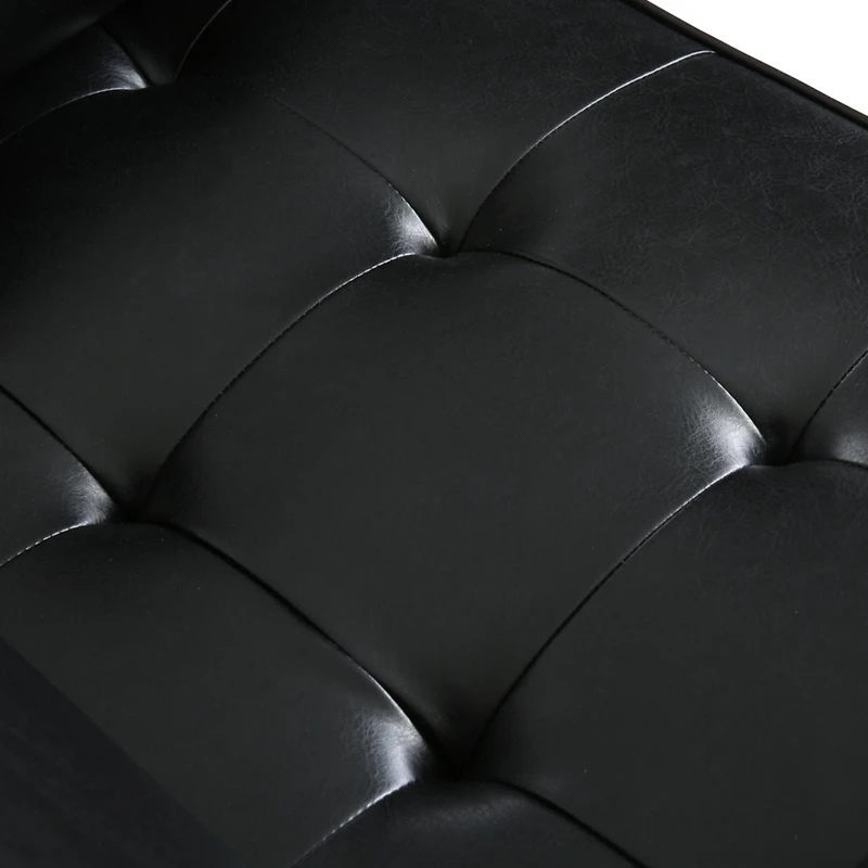 Streamdale Sophisticated Faux Leather Chair with Relaxing Comfort
