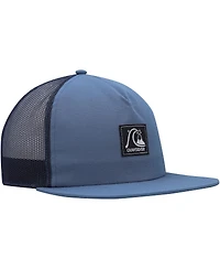 Quiksilver Men's Blue Checked Out Snapback Hat