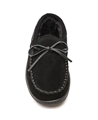 Minnetonka Men's Pile Lined Hardsole Wide Width Slipper