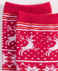 Holiday Lane Women's Crew Socks, Created for Macy's