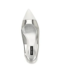 Nine West Women's Awaie Pointy Toe Dress Slingback Pumps