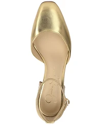 Jessica Simpson Women's Fulian Ankle-Strap Block-Heel Pumps