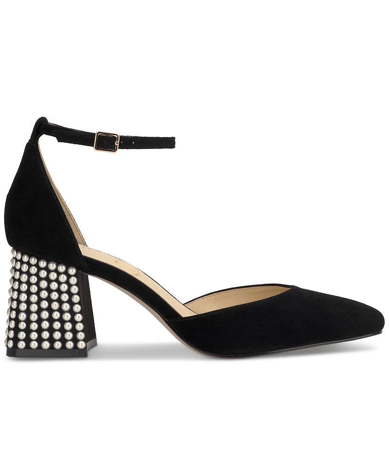 Jessica Simpson Women's Fulian Ankle-Strap Block-Heel Pumps