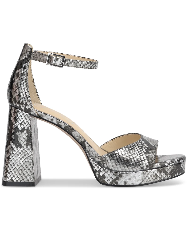 Jessica Simpson Women's Kaliah Ankle-Strap Block-Heel Dress Sandals