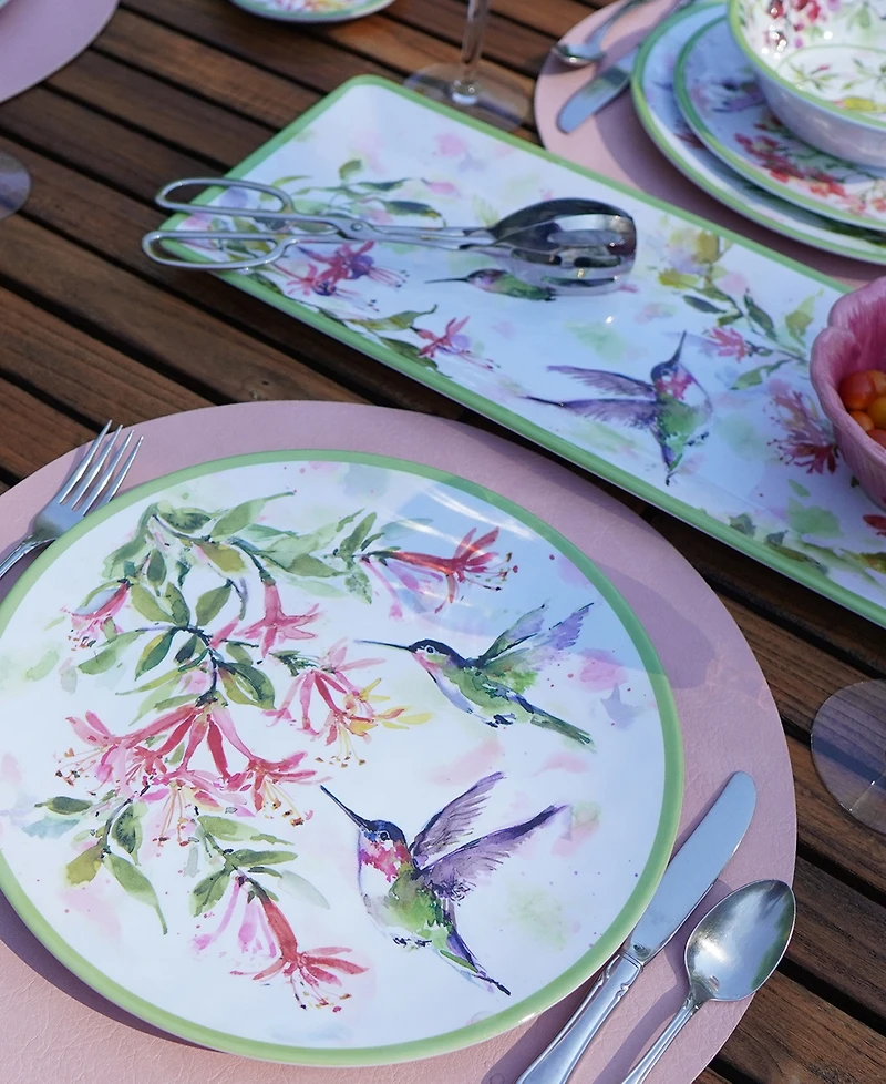 Certified International Hummingbird Dinner Plate 11", Service For 6