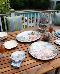 Certified International Seacoast 2 Pc Platter Set, Service For 2