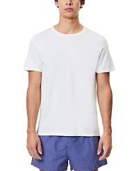 Lacoste Men's 3-Pack Regular Fit Crewneck Undershirts