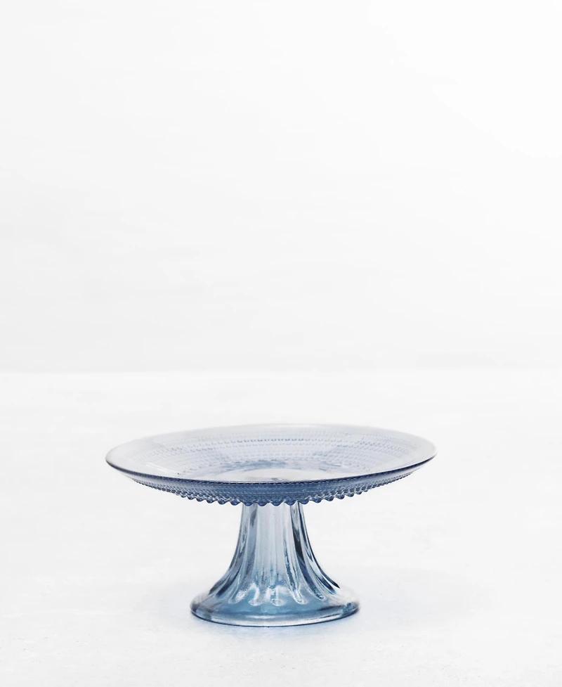 Fortessa Jupiter Cornflower 8.5" Cake Stand and Dome Set