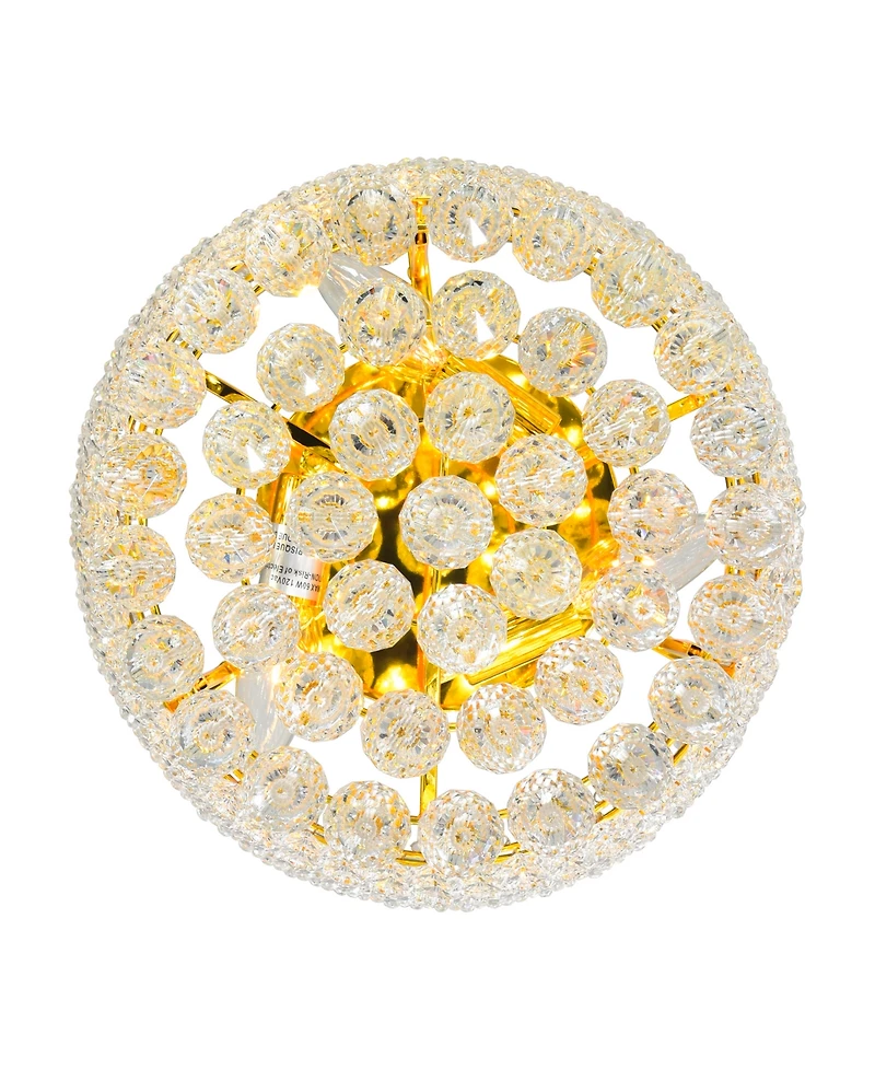 Cwi Lighting Empire 3 Light Flush Mount