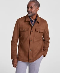 Club Room Men's Faux-Suede Jacket, Created for Macy's