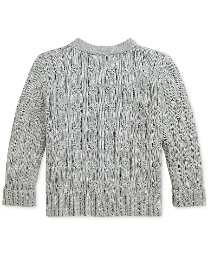 Polo Ralph Lauren Baby Cotton Cable-Knit Cardigan
