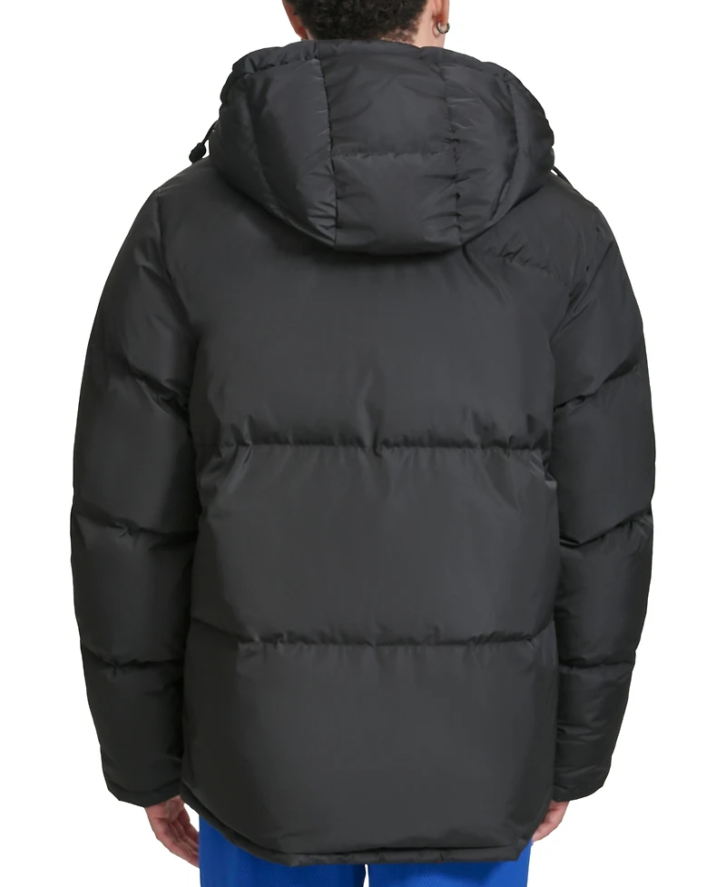 Champion Men's Quilted Full-Zip Hooded Puffer Jacket