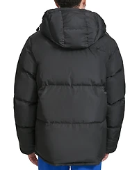 Champion Men's Quilted Full-Zip Hooded Puffer Jacket