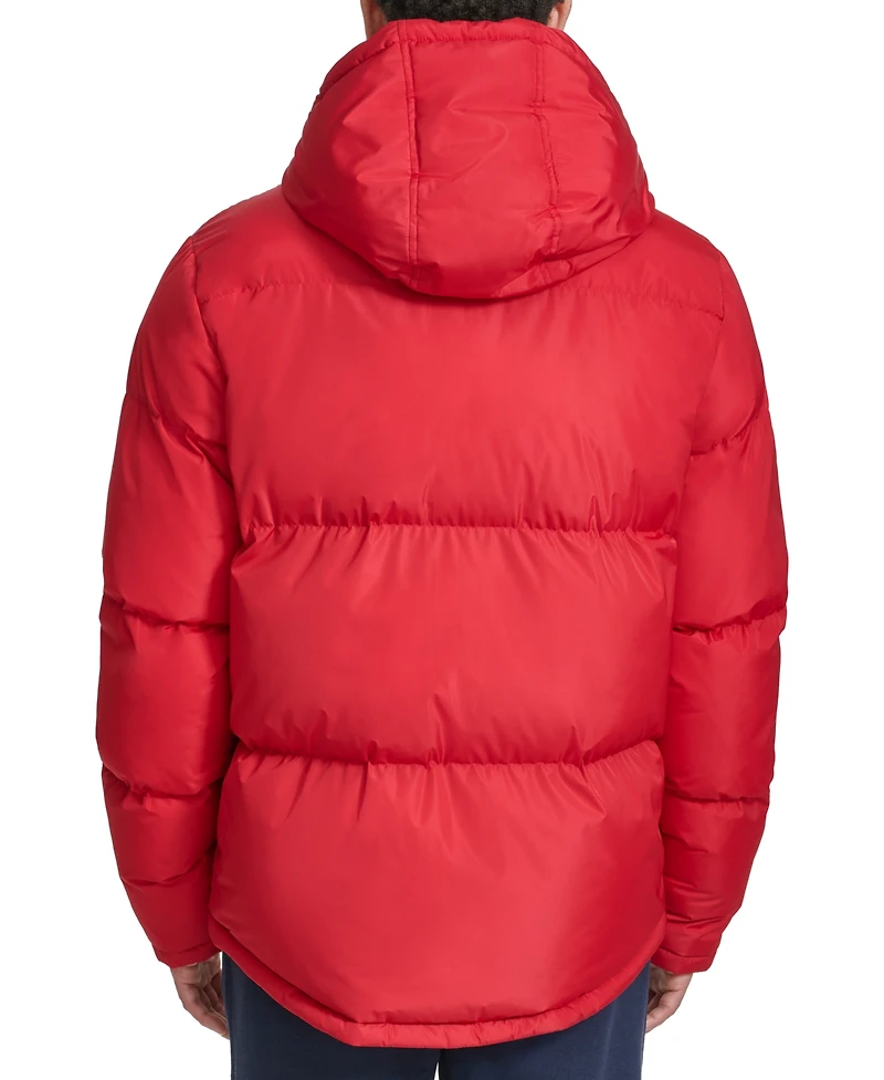 Champion Men's Quilted Full-Zip Hooded Puffer Jacket