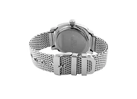 Tko Women's Silver Milano Boyfriend Watch with Silver-Tone Mesh Bracelet